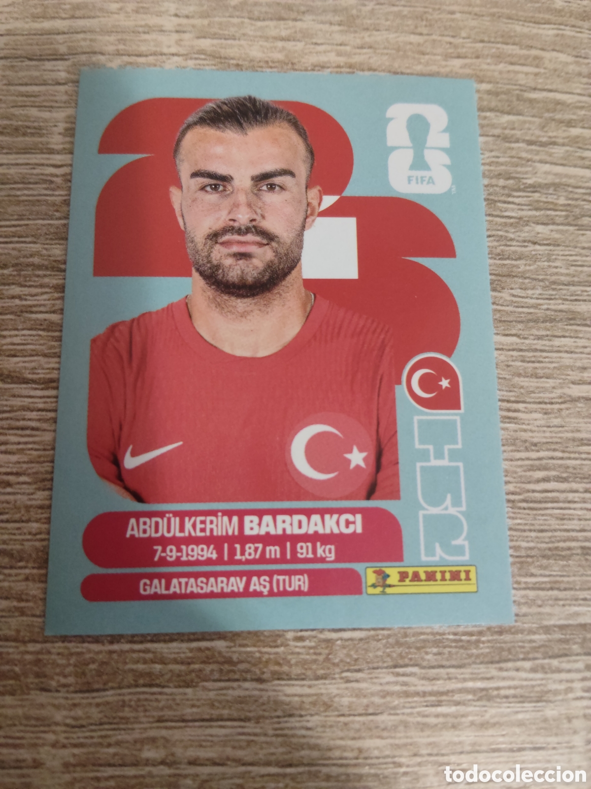 Cromos de F&uacute;tbol: Panini mundial 2026 TUR 5 Abdulkerim Bardakci Turqu&iacute;a