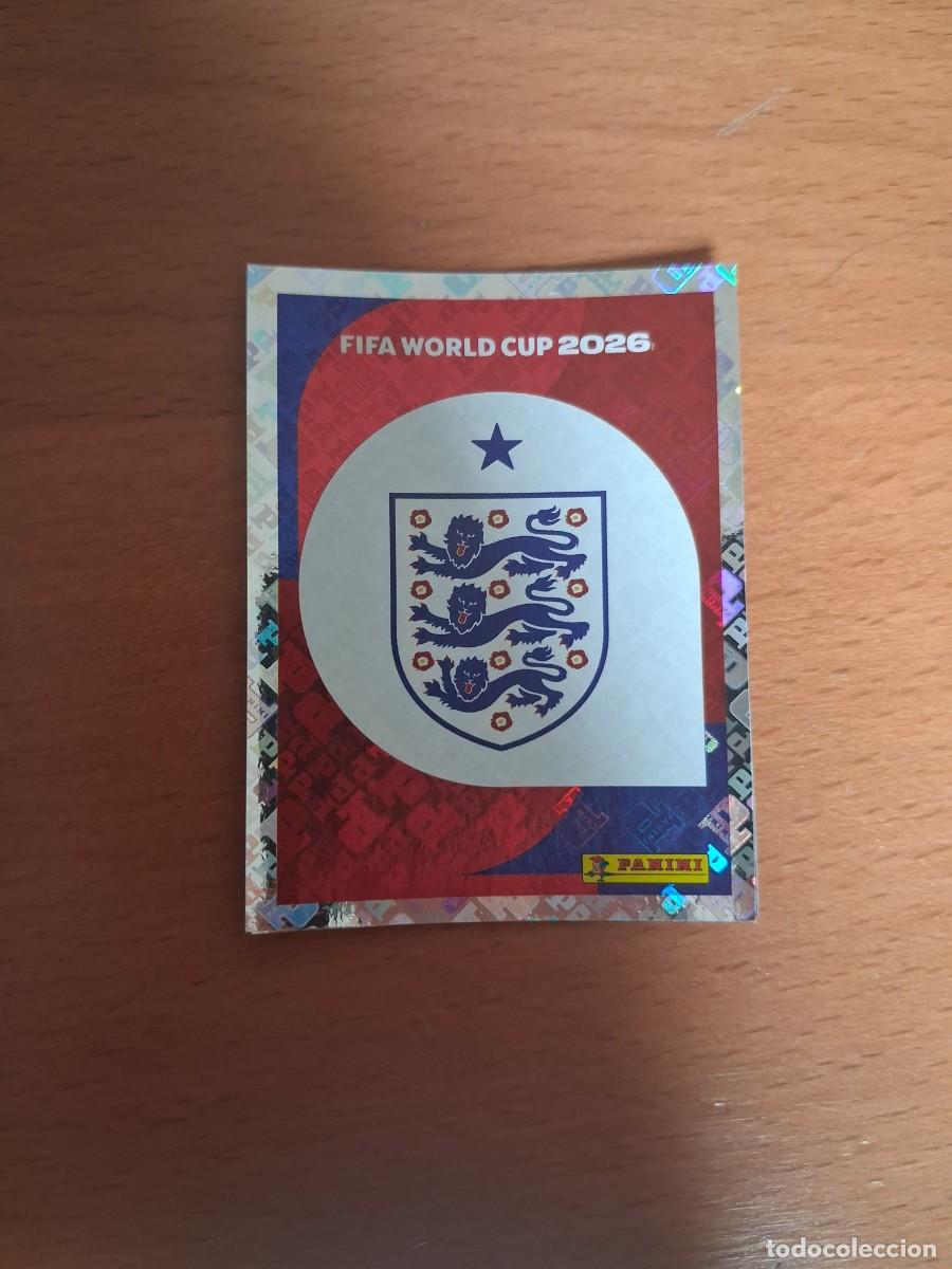 Cromos de F&uacute;tbol: Fifa World Cup 26 Mundial 2026 ENG 1 Inglaterra Escudo Logo