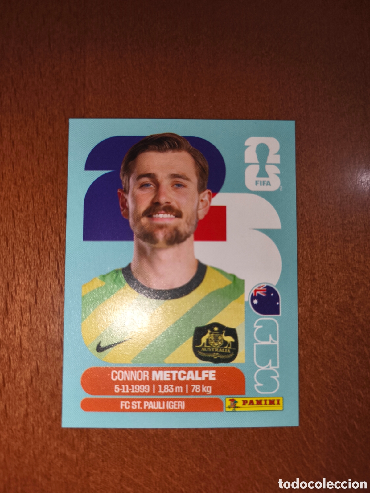 Fu&szlig;ball-Sticker: AUS15 Connor Metcalfe AUS 15 Fifa World Cup 2026 Australia