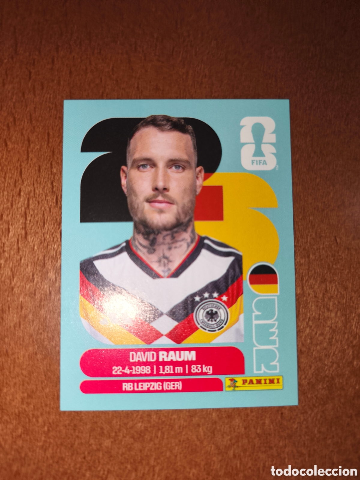 Cromos de F&uacute;tbol: GER4 David Raum GER 4 Fifa World Cup 2026 Alemania