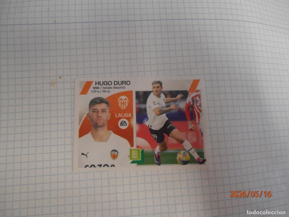 Cromos de F&uacute;tbol: Hugo Duro 18 - Valencia 2023/24