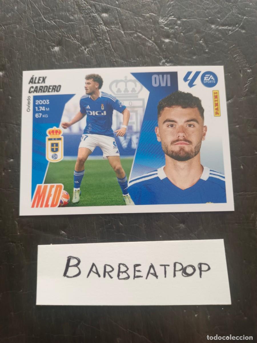 Cromos de F&uacute;tbol: CROMO LIGA ESTE PANINI 2025 2026 OVIEDO &Aacute;LEX CARDERO