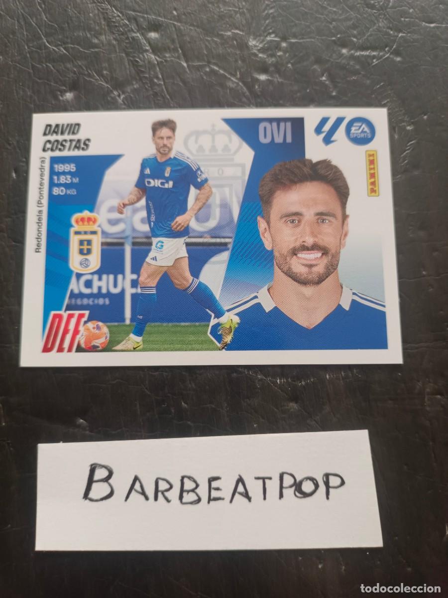 Cromos de F&uacute;tbol: CROMO LIGA ESTE PANINI 2025 2026 OVIEDO DAVID COSTAS