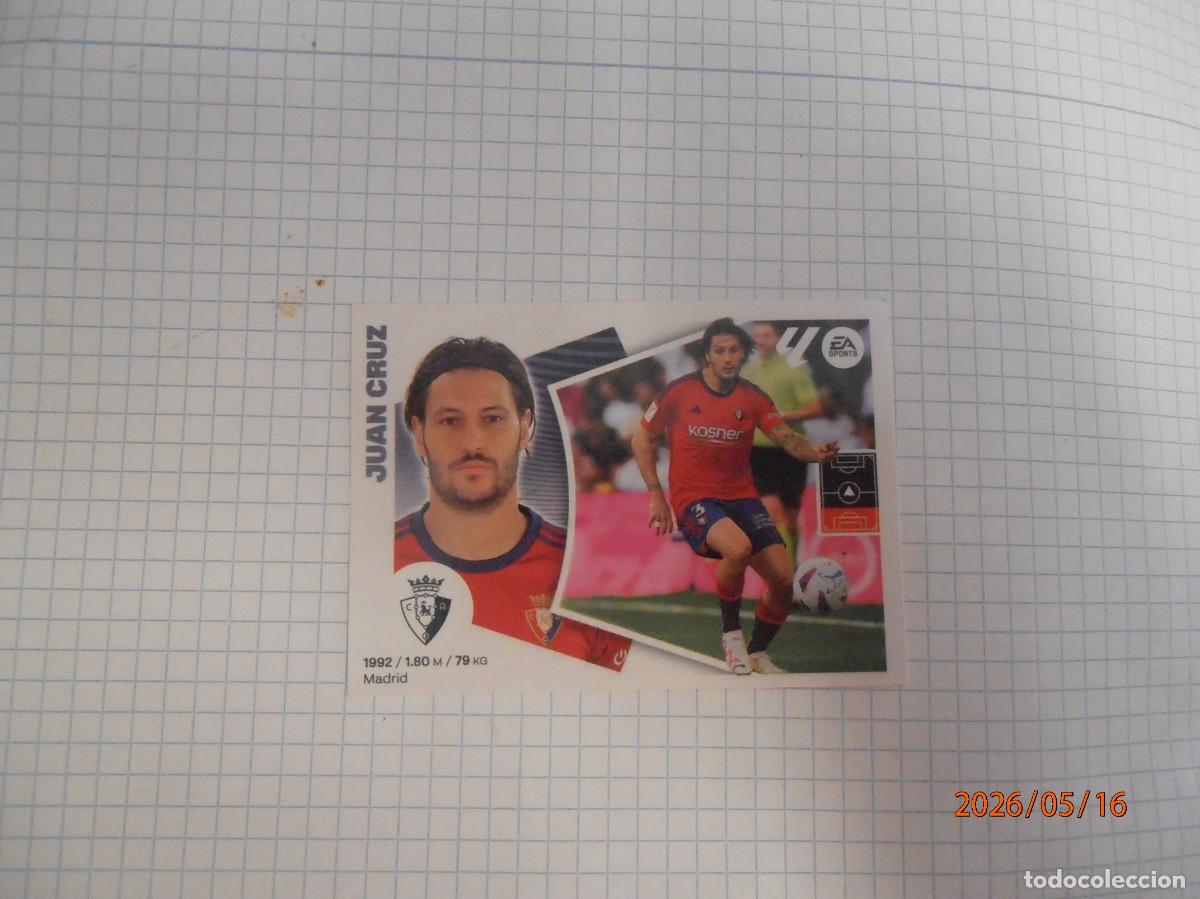 Cromos de F&uacute;tbol: Juan Cruz-10 - Osasuna 2024/25