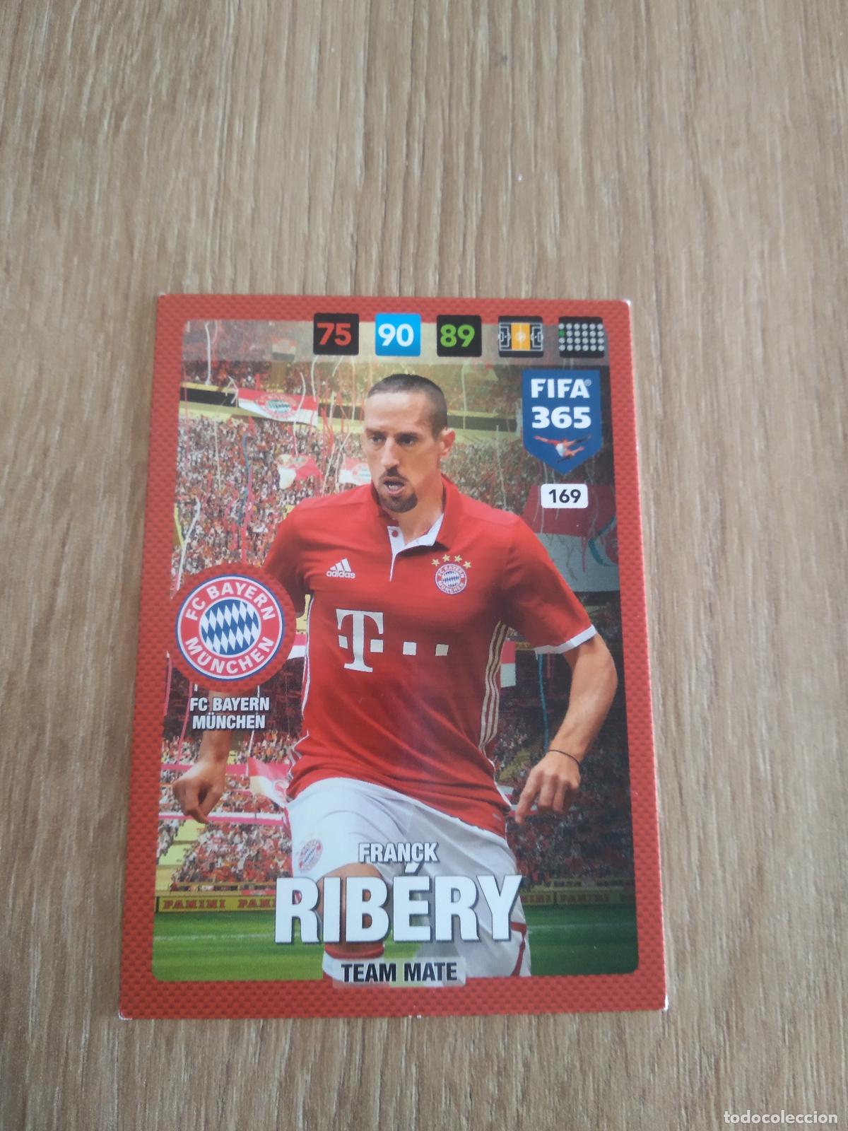 Cromos de F&uacute;tbol: 169 RIBERY BAYERN MUNICH CROMO FUTBOL PANINI ADRENALYN 16-17 FIFA 365 2016-2017