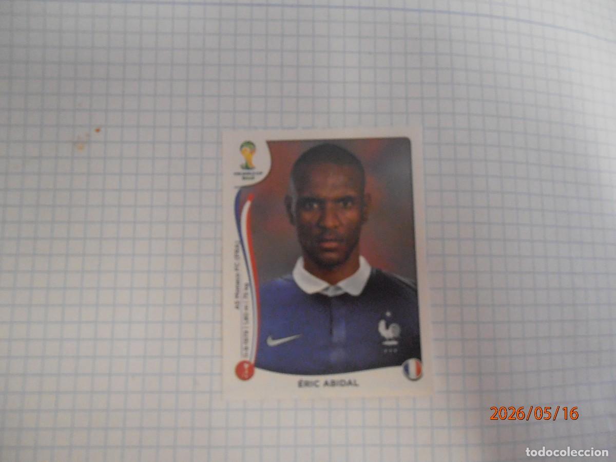 Cromos de F&uacute;tbol: Eric Abidal - Francia - Mundial 2014 Brasil