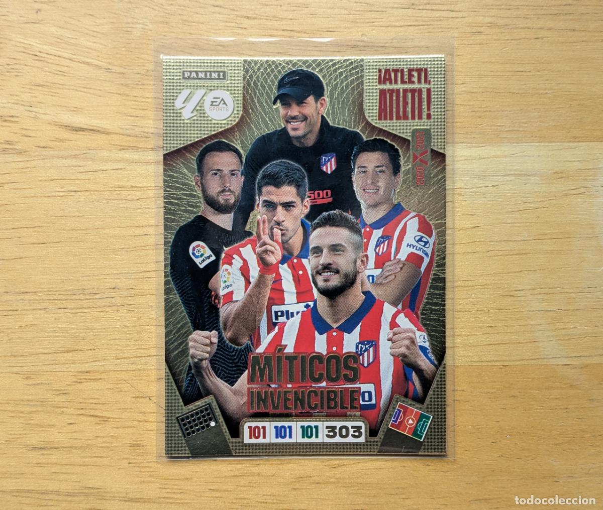 Cromos de F&uacute;tbol: PANINI ADRENALYN XL 2025-2026 - M&Iacute;TICOS INVENCIBLE - ATL&Eacute;TICO DE MADRID