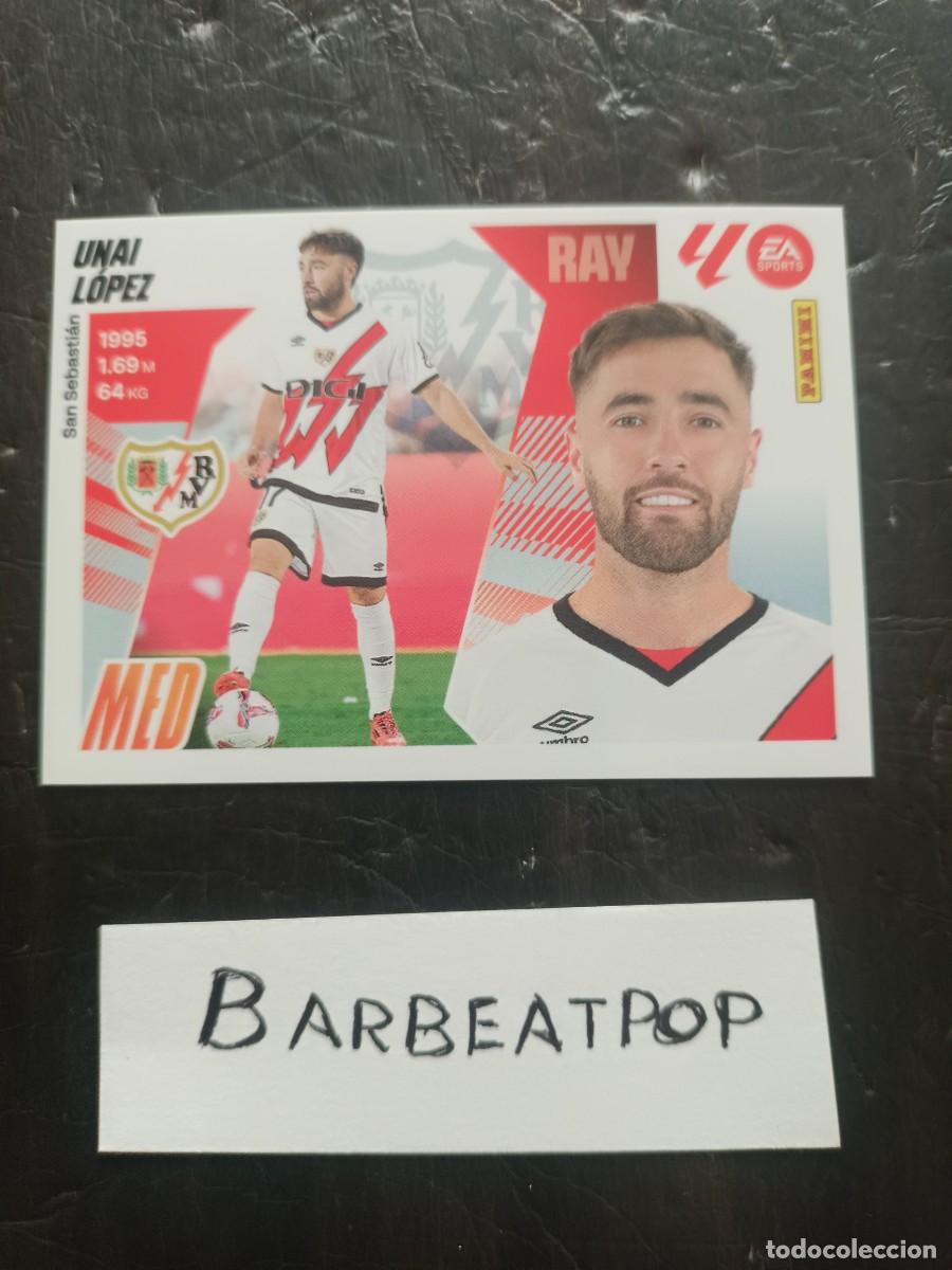 Cromos de F&uacute;tbol: CROMO LIGA ESTE PANINI 2025 2026 RAYO VALLECANO UNAI L&Oacute;PEZ