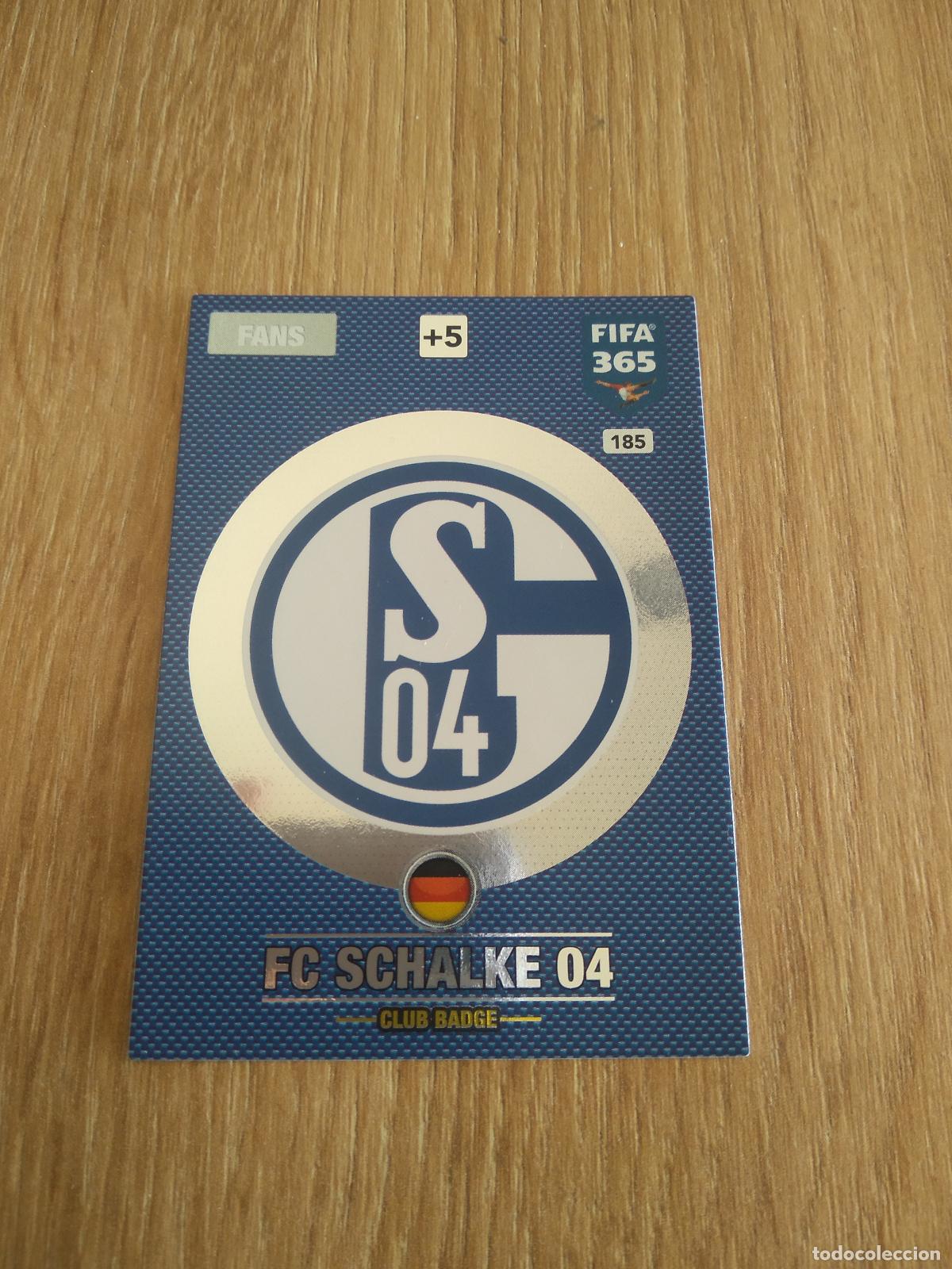 Cromos de F&uacute;tbol: 185 ESCUDO SCHALKE 04 CROMO FUTBOL PANINI ADRENALYN 16-17 FIFA 365 2016-2017