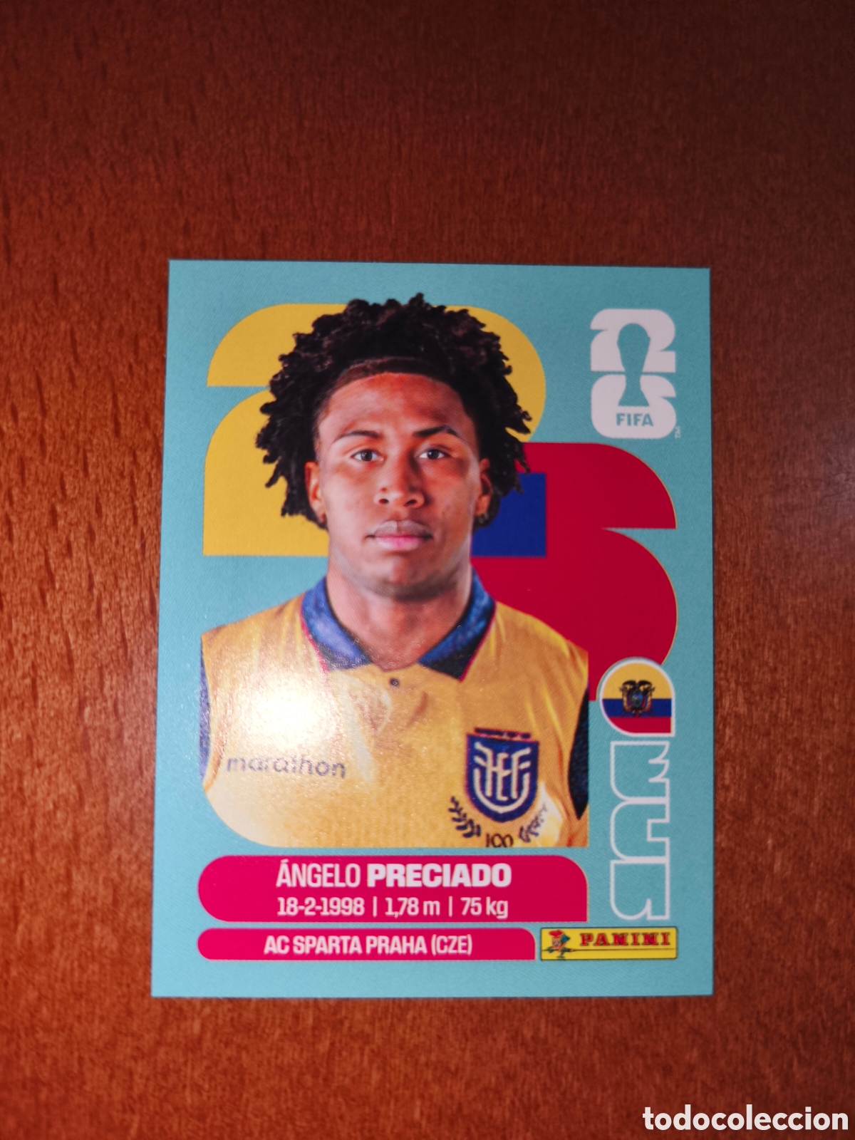 Cromos de F&uacute;tbol: ECU7 Angelo Preciado ECU 7 Fifa World Cup 2026 Ecuador