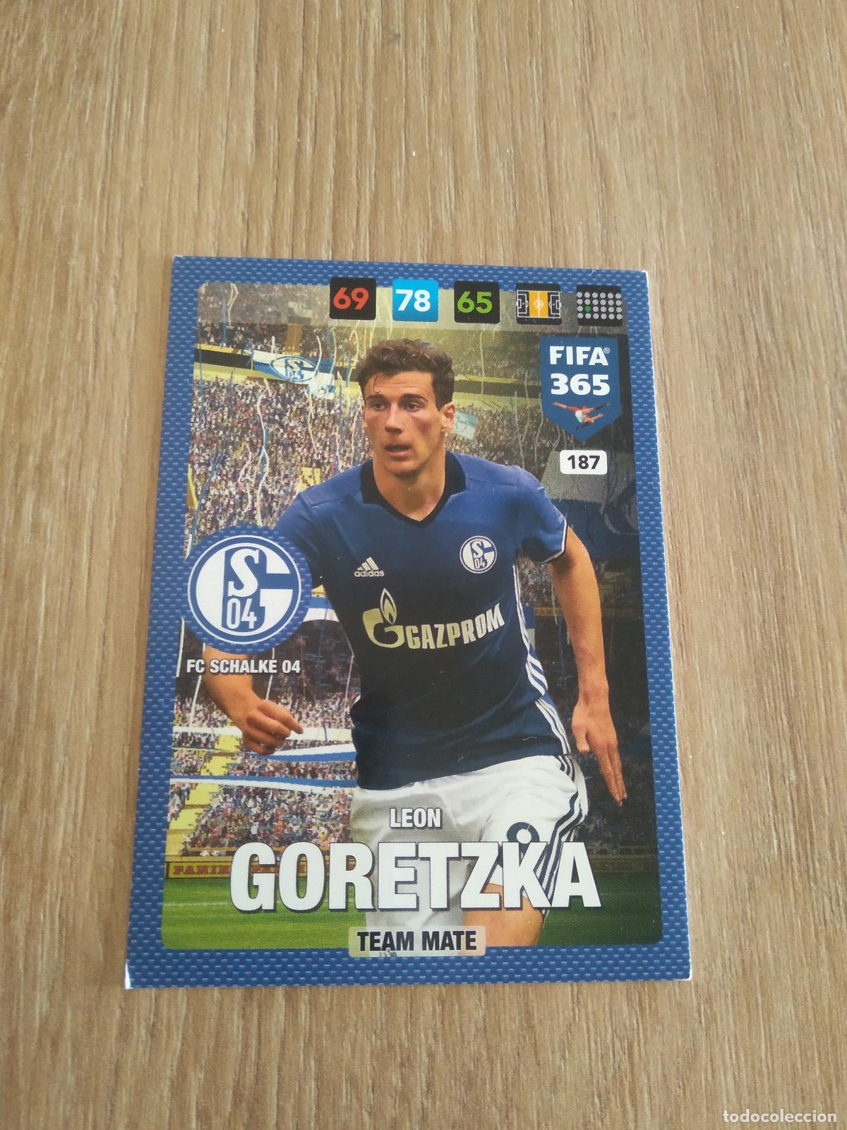 Football Stickers: 187 GORETZKA SCHALKE 04 CROMO FUTBOL PANINI ADRENALYN 16-17 FIFA 365 2016-2017