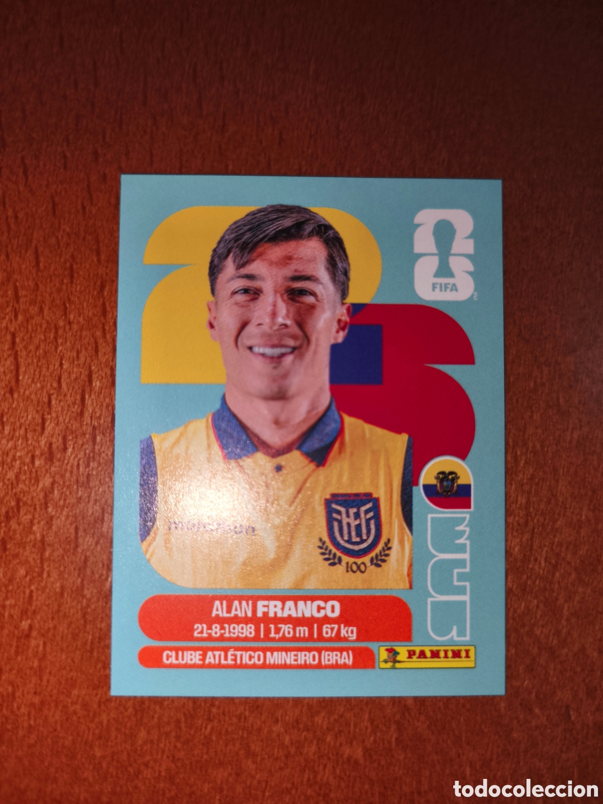 Figurine di Calcio: ECU10 Alan Franco ECU 10 Fifa World Cup 2026 Ecuador