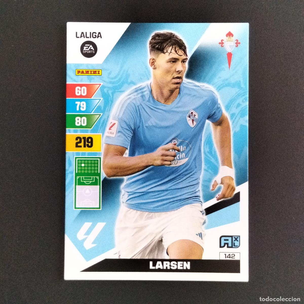 Cromos de F&uacute;tbol: 142 LARSEN CELTA VIGO CROMOS ADRENALYN XL LALIGA CARD 2023 2024 23 24 PANINI