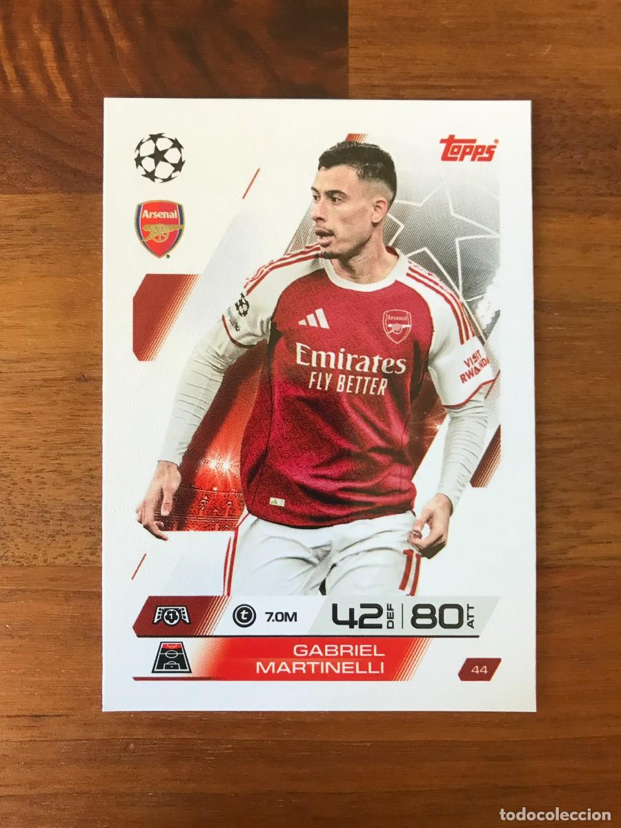 Cromos de F&uacute;tbol: GABRIEL MARTINELLI - ARSENAL - TOPPS MATCH ATTAX - 2025 2026 25 26