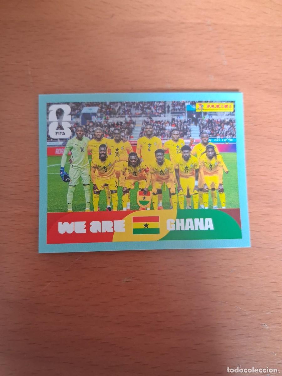 Cromos de F&uacute;tbol: Fifa World Cup 26 Mundial 2026 GHA 13 Ghana Foto de Equipo Plantilla Alineacion