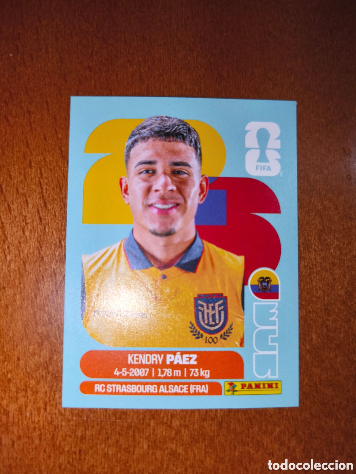 Cromos de F&uacute;tbol: ECU11 Kendry P&aacute;ez ECU 11 Fifa World Cup 2026 Ecuador