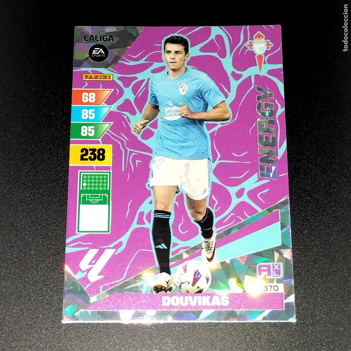 Cromos de F&uacute;tbol: 370 DOUVIKAS ENERGY CELTA VIGO CROMOS ADRENALYN XL LALIGA CARD 2023 2024 23 24 PANINI