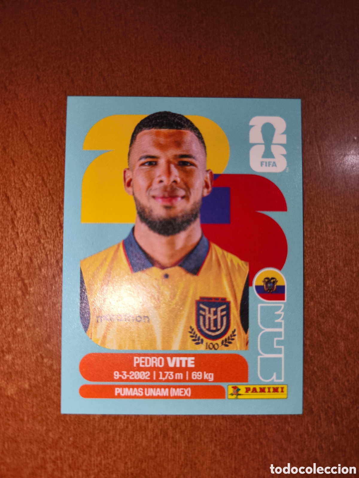 Cromos de F&uacute;tbol: ECU12 Pedro Vite ECU 12 Fifa World Cup 2026 Ecuador