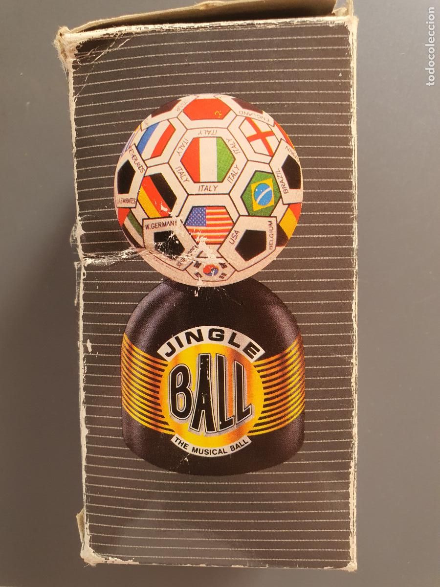 Cromos de F&uacute;tbol: FIGURA EXCLUSIVAS GOBAN SL HIMNOS 92 BOLA MUNDIAL 92 FUTBOL LIGA MUSICAL JINGLE BALL FUNCIONA CAJA