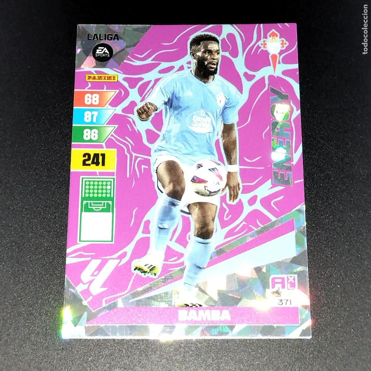 Cromos de F&uacute;tbol: 371 BAMBA ENERGY CELTA VIGO CROMOS ADRENALYN XL LALIGA CARD 2023 2024 23 24 PANINI