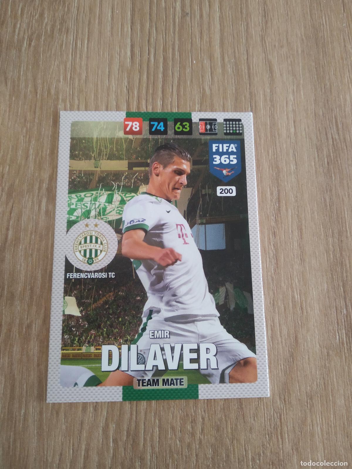 Cromos de F&uacute;tbol: 200 EMIR DILAVER FERENCVAROSI CROMO FUTBOL PANINI ADRENALYN 16-17 FIFA 365 2016-2017