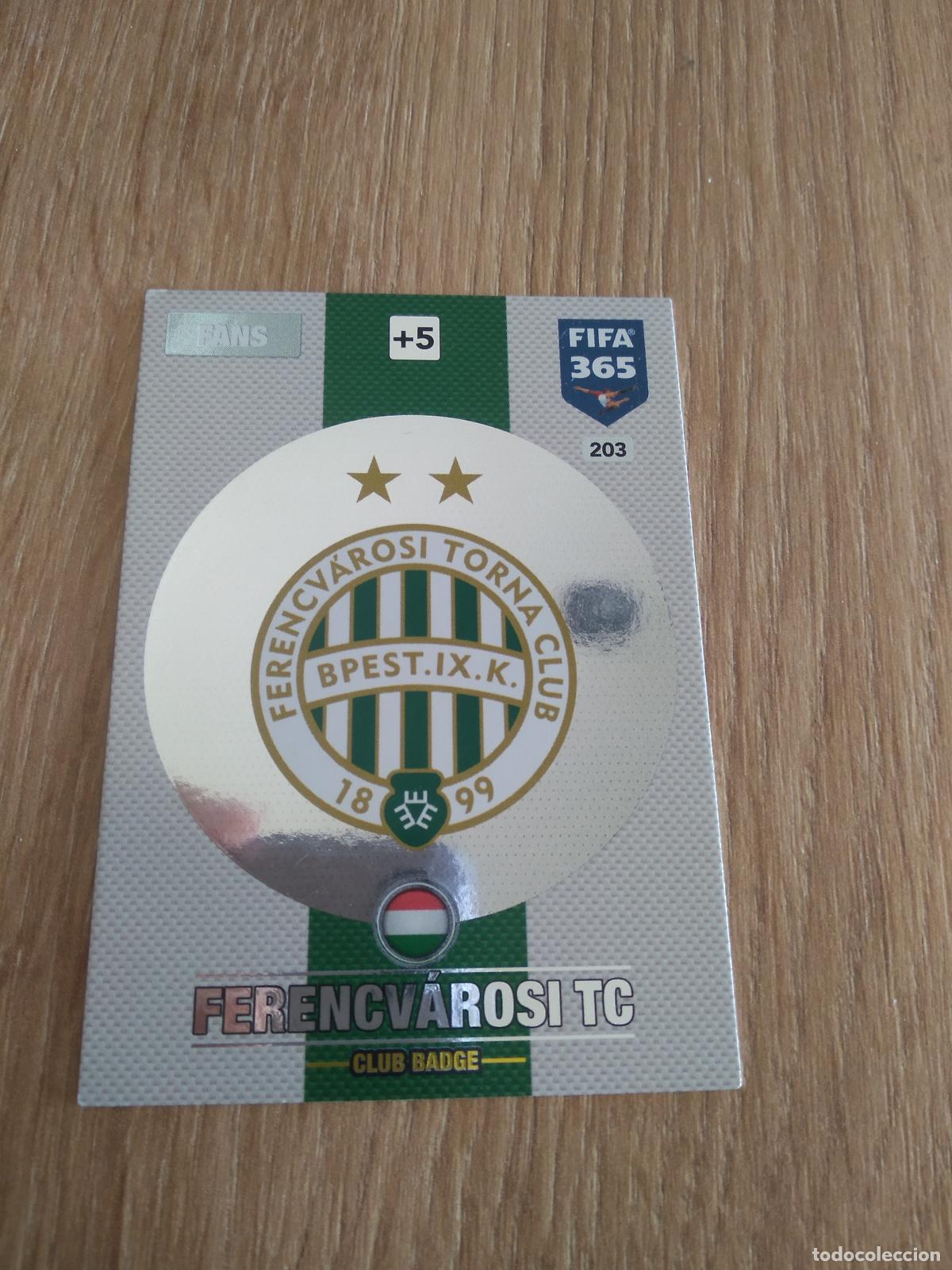Cromos de F&uacute;tbol: 203 ESCUDO FERENCVAROSI CROMO FUTBOL PANINI ADRENALYN 16-17 FIFA 365 2016-2017
