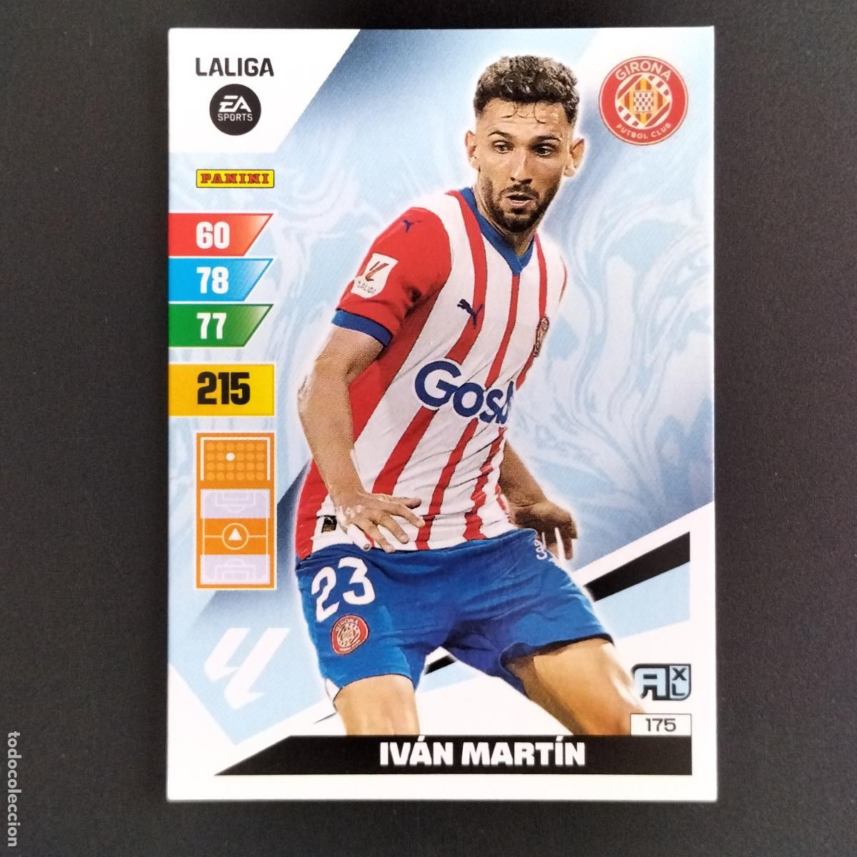 Cromos de F&uacute;tbol: 175 IVAN MARTIN GIRONA CROMOS ADRENALYN XL LALIGA CARD 2023 2024 23 24 PANINI