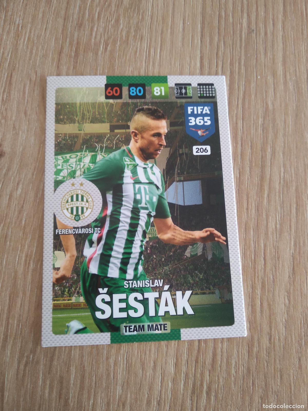 Cromos de F&uacute;tbol: 206 SESTAK FERENCVAROSI CROMO FUTBOL PANINI ADRENALYN 16-17 FIFA 365 2016-2017