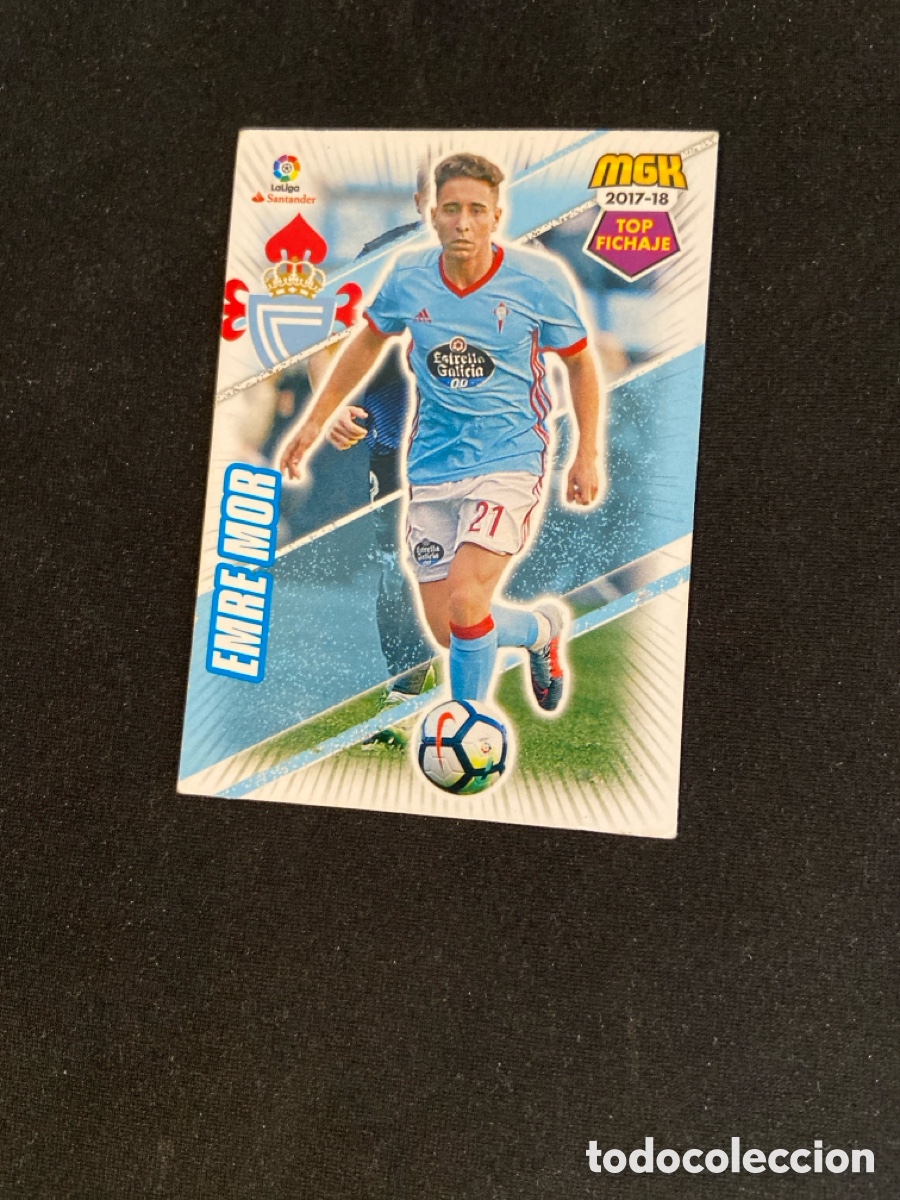 Cromos de f&uacute;tbol: EMRE MOR 156 TOP FICHAJE (CELTA) PANINI MEGACRACKS 2017-2018 17 18 CROMO CARTA M-2