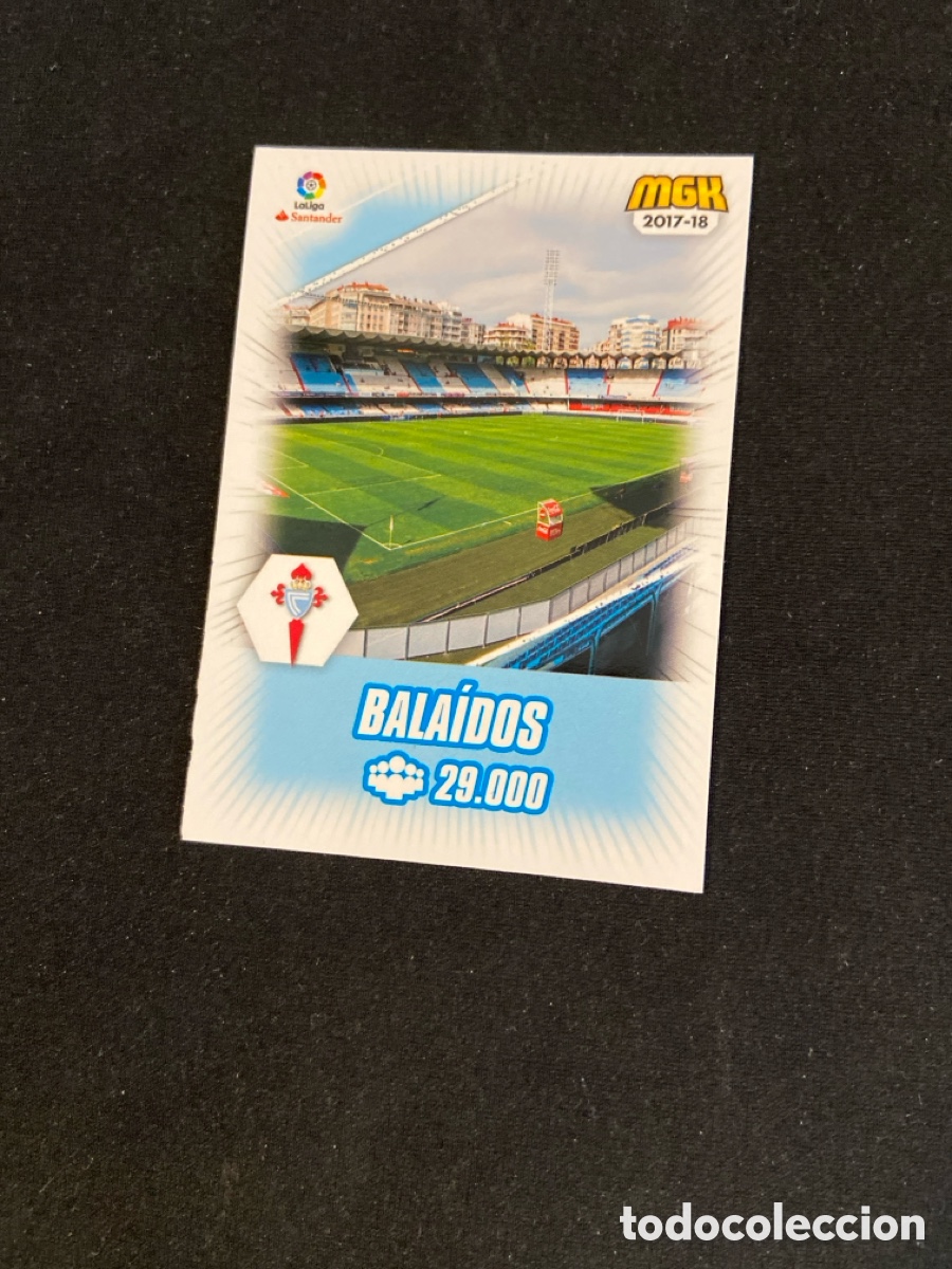 Figurine di Calcio: BALAIDOS 157 (CELTA) PANINI MEGACRACKS 2017-2018 17 18 CROMO CARTA M-2