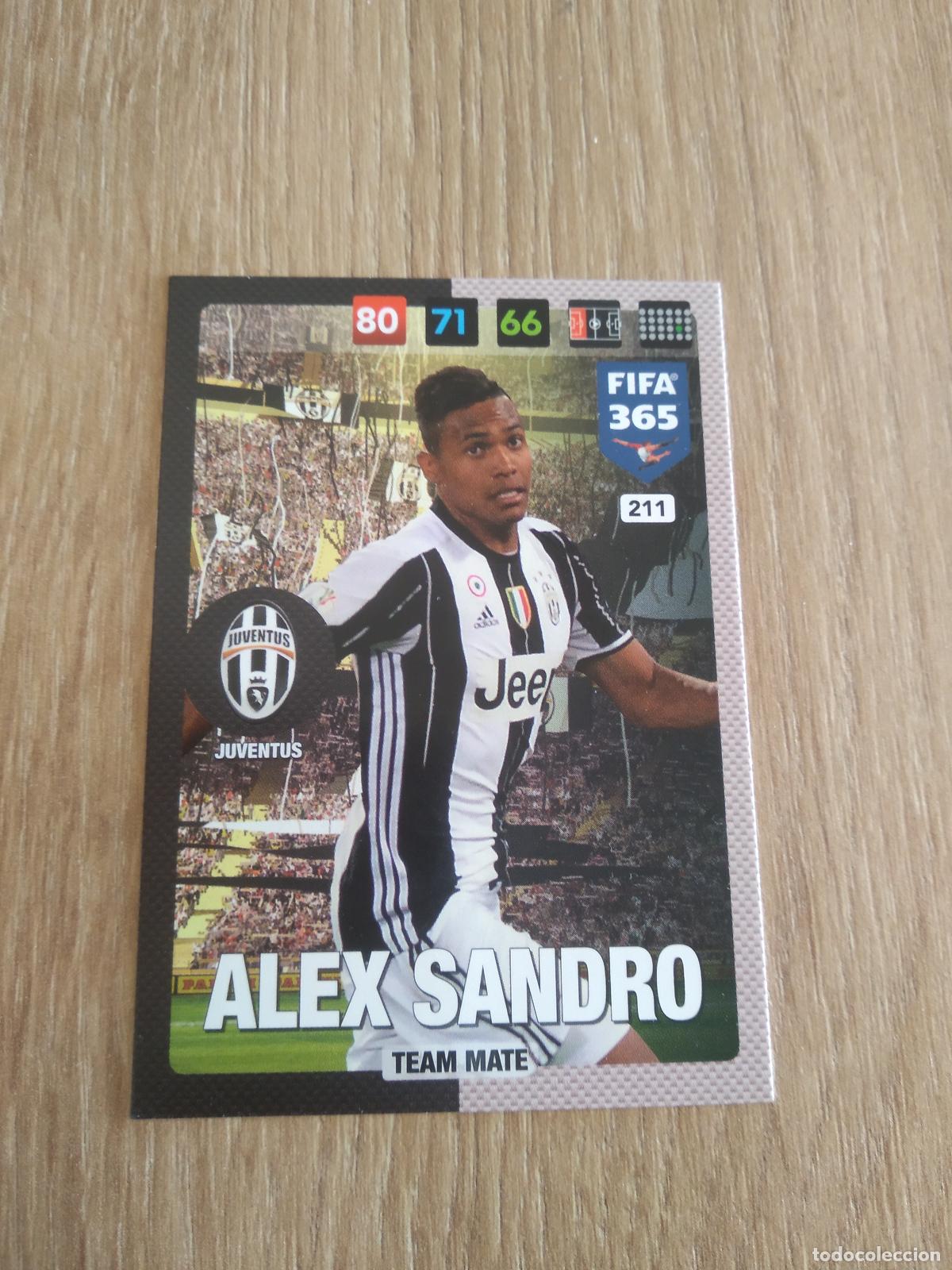 Cartes &agrave; collectionner de Football: 211 ALEX SANDRO JUVENTUS CROMO FUTBOL PANINI ADRENALYN 16-17 FIFA 365 2016-2017