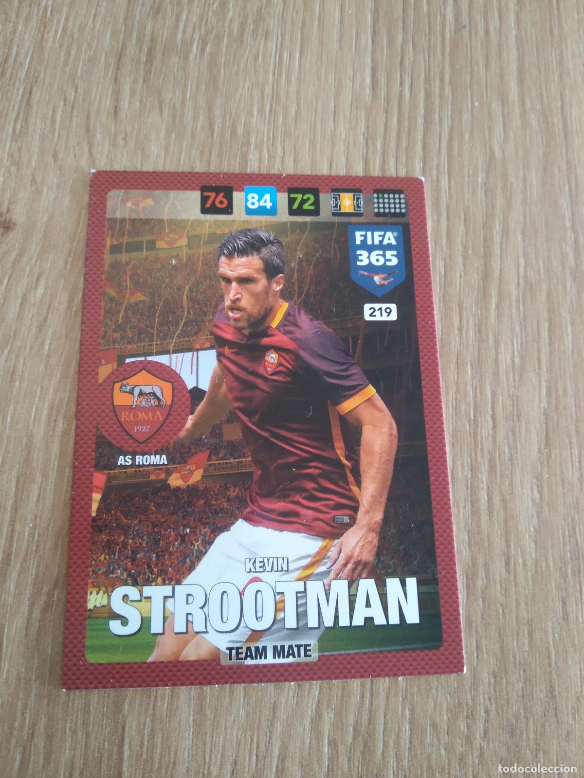 Cromos de F&uacute;tbol: 219 STROOTMAN ROMA CROMO FUTBOL PANINI ADRENALYN 16-17 FIFA 365 2016-2017