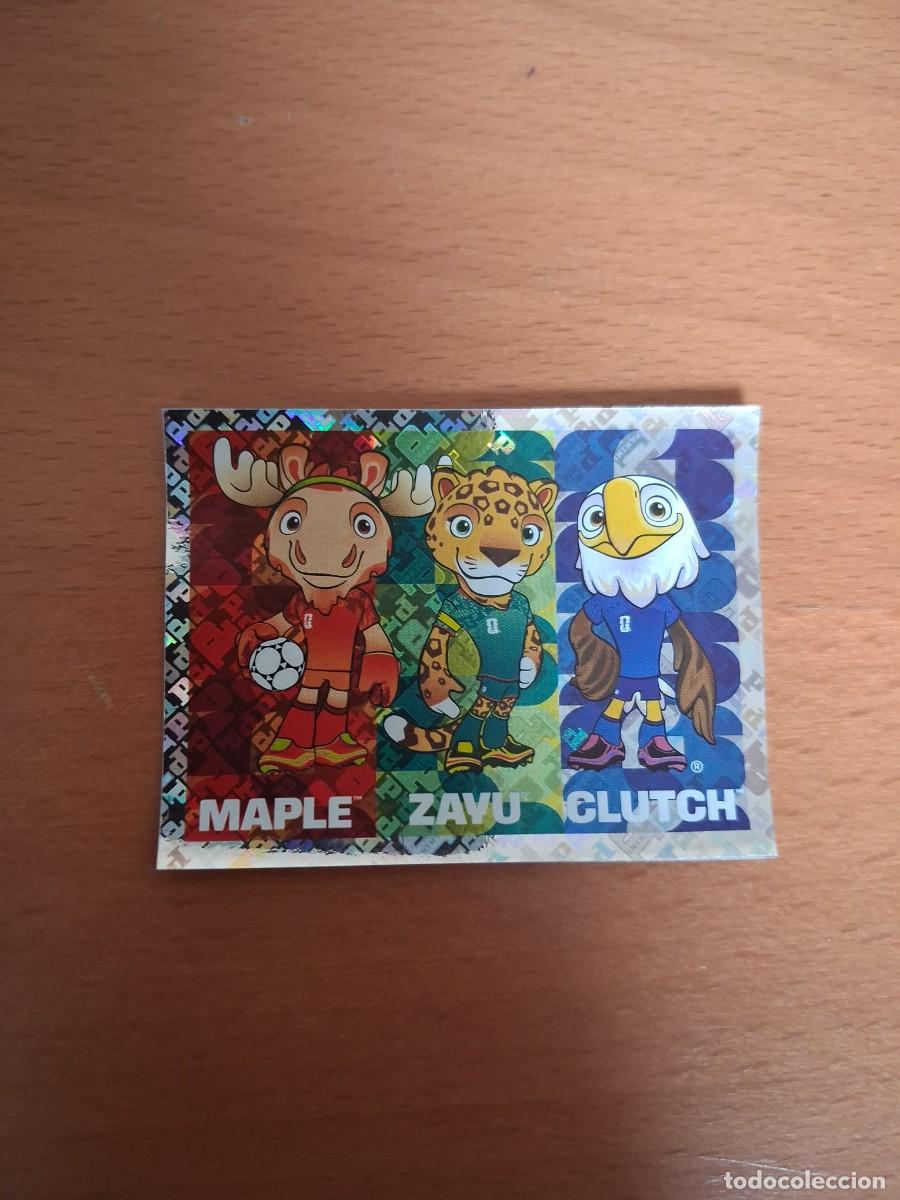 Cromos de F&uacute;tbol: Fifa World Cup 26 Mundial 2026 FWC 03 Mascotas Maple Zayu Clutch