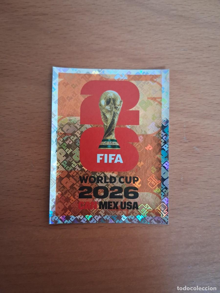 Cromos de F&uacute;tbol: Fifa World Cup 26 Mundial 2026 FWC 06 6 Trofeo Copa del Mundo Canada Rojo