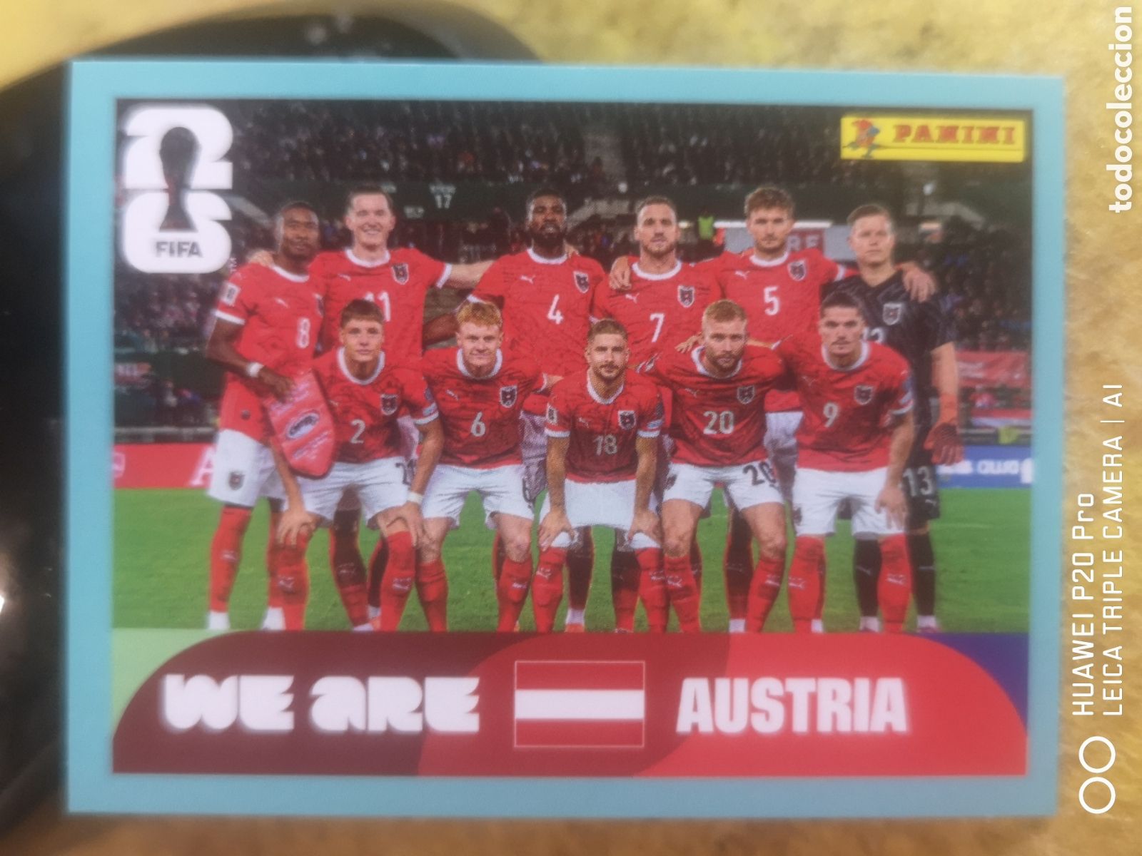 Cromos de F&uacute;tbol: FIFA WORLD CUP MUNDIAL 2026 ALINEACI&Oacute;N AUSTRIA - AUT 13
