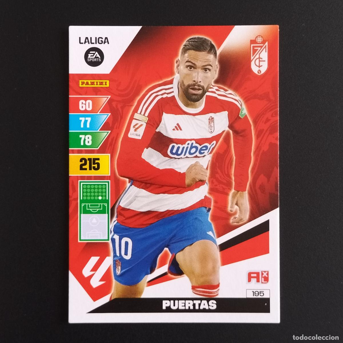 Football Stickers: 195 PUERTAS GRANADA CROMOS ADRENALYN XL LALIGA CARD 2023 2024 23 24 PANINI