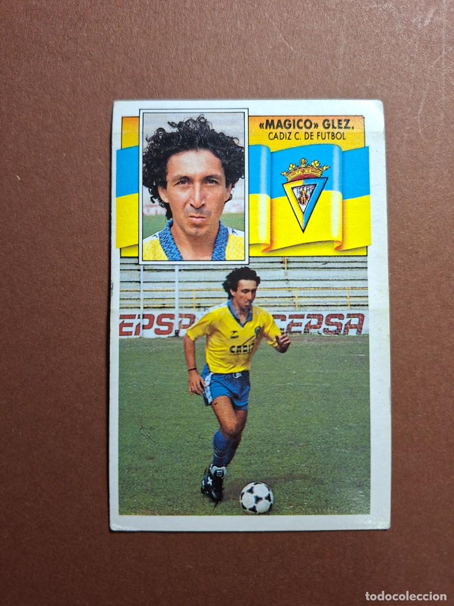 Cromos de F&uacute;tbol: MAGICO GONZALEZ CADIZ LIGA ESTE 1990 1991 90 91 SIN PEGAR NUNCA