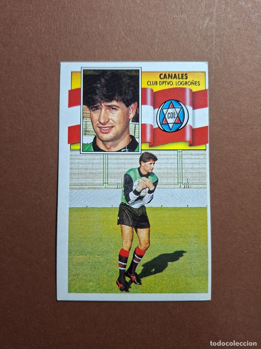 Cromos de F&uacute;tbol: CANALES LOGRO&Ntilde;ES BAJA LIGA ESTE 1990 1991 90 91