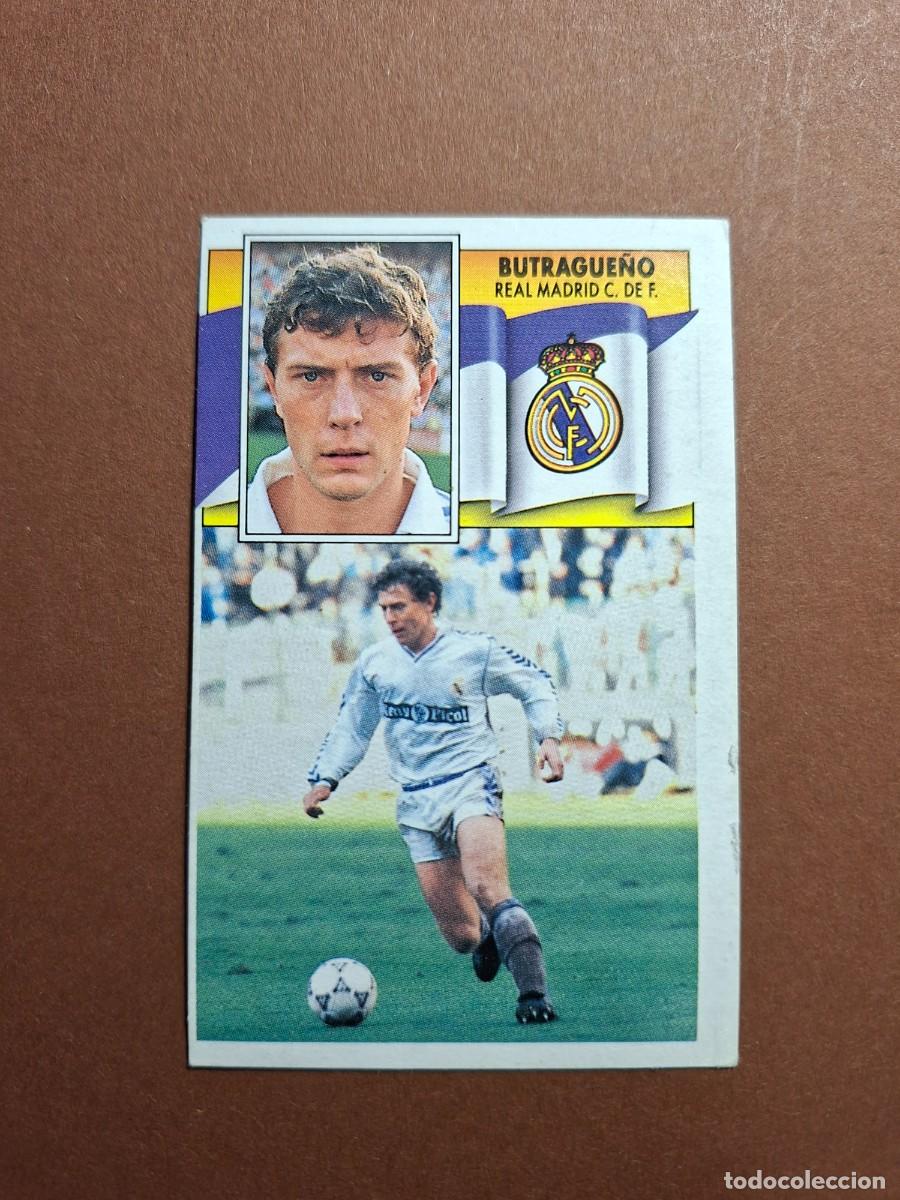 Cromos de F&uacute;tbol: EMILIO BUTRAGUE&Ntilde;O REAL MADRID LIGA ESTE 1990 1991 90 91