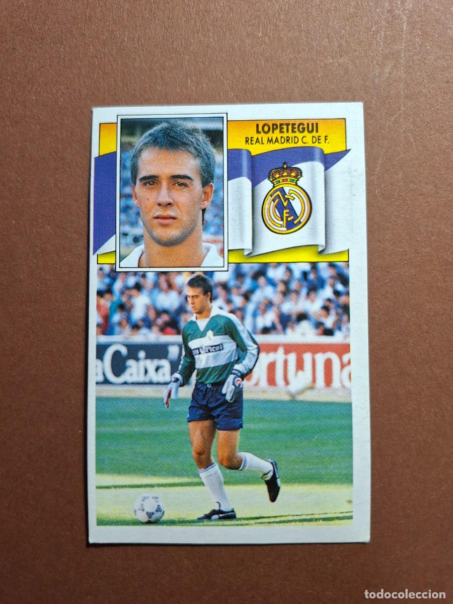 Cromos de F&uacute;tbol: JULEN LOPETEGUI REAL MADRID LIGA ESTE 1990 1991 90 91