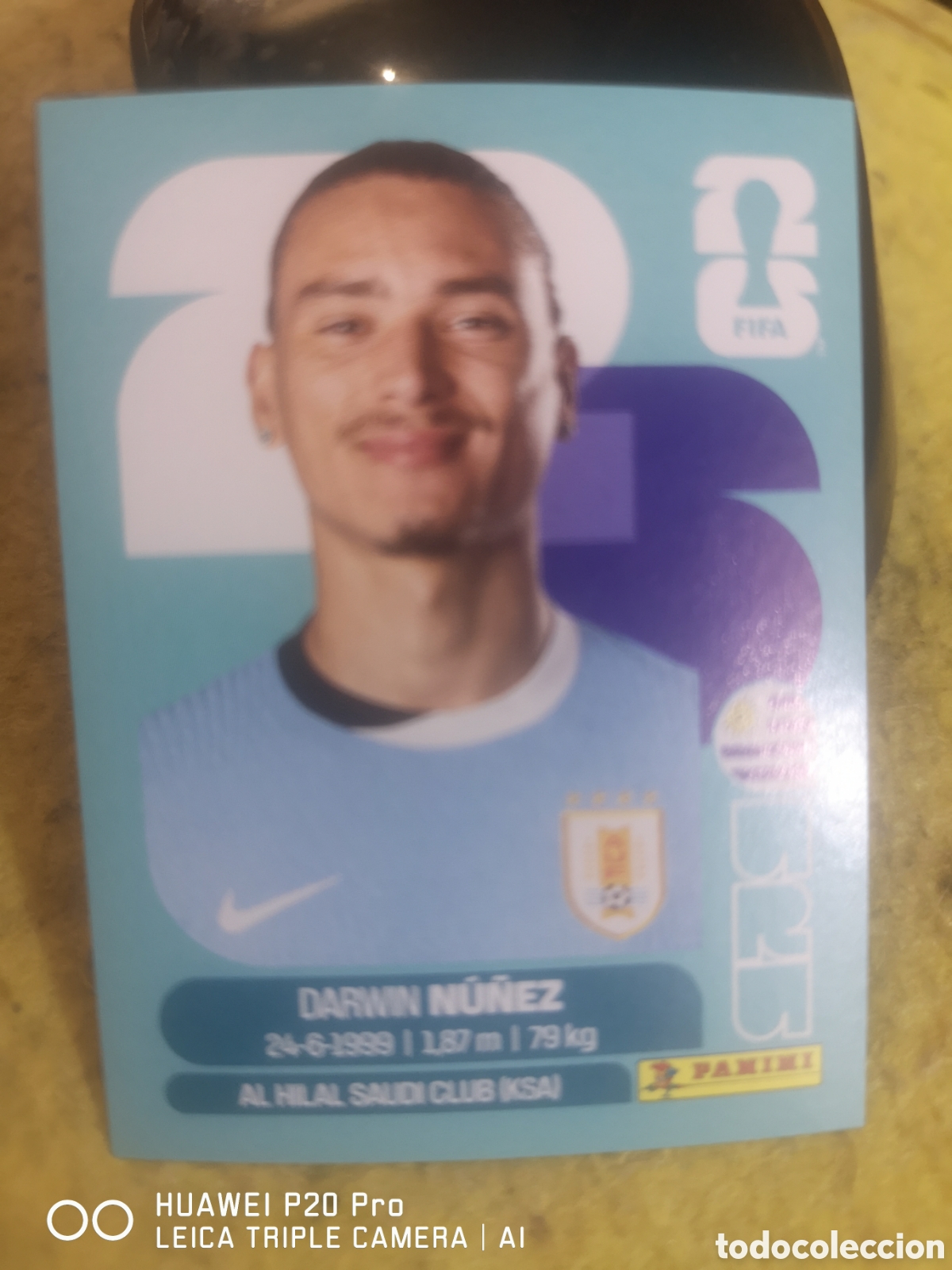 Cromos de F&uacute;tbol: FIFA WORLD CUP MUNDIAL 2026 DARWIN NU&Ntilde;EZ - URU 17