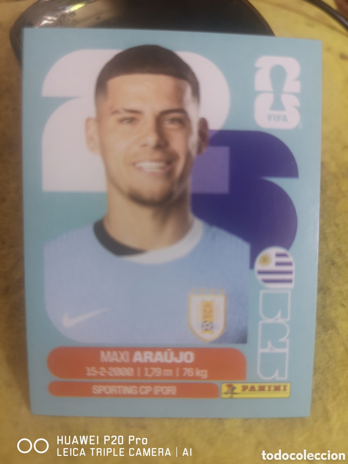 Cromos de F&uacute;tbol: FIFA WORLD CUP MUNDIAL 2026 MAXI ARAUJO - URU 16