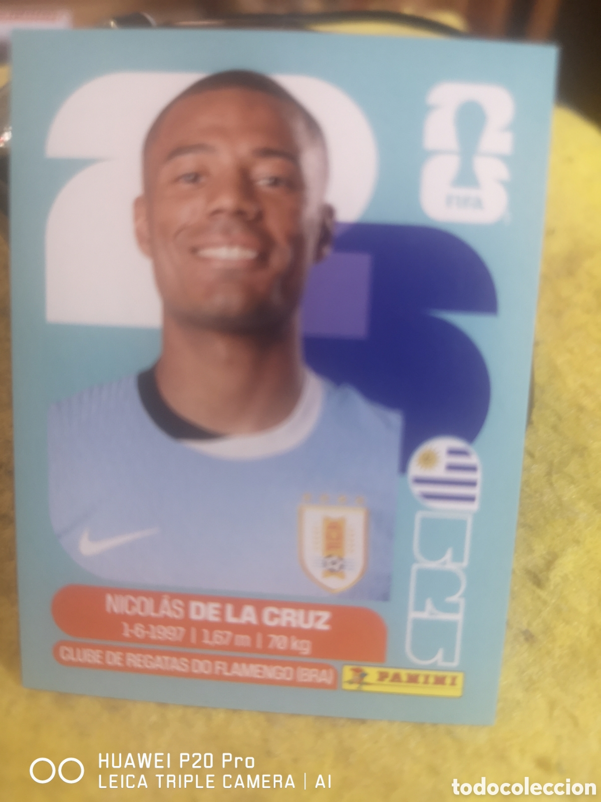 Cromos de F&uacute;tbol: FIFA WORLD CUP MUNDIAL 2026 NICOLAS DE LA CRUZ - URU 15