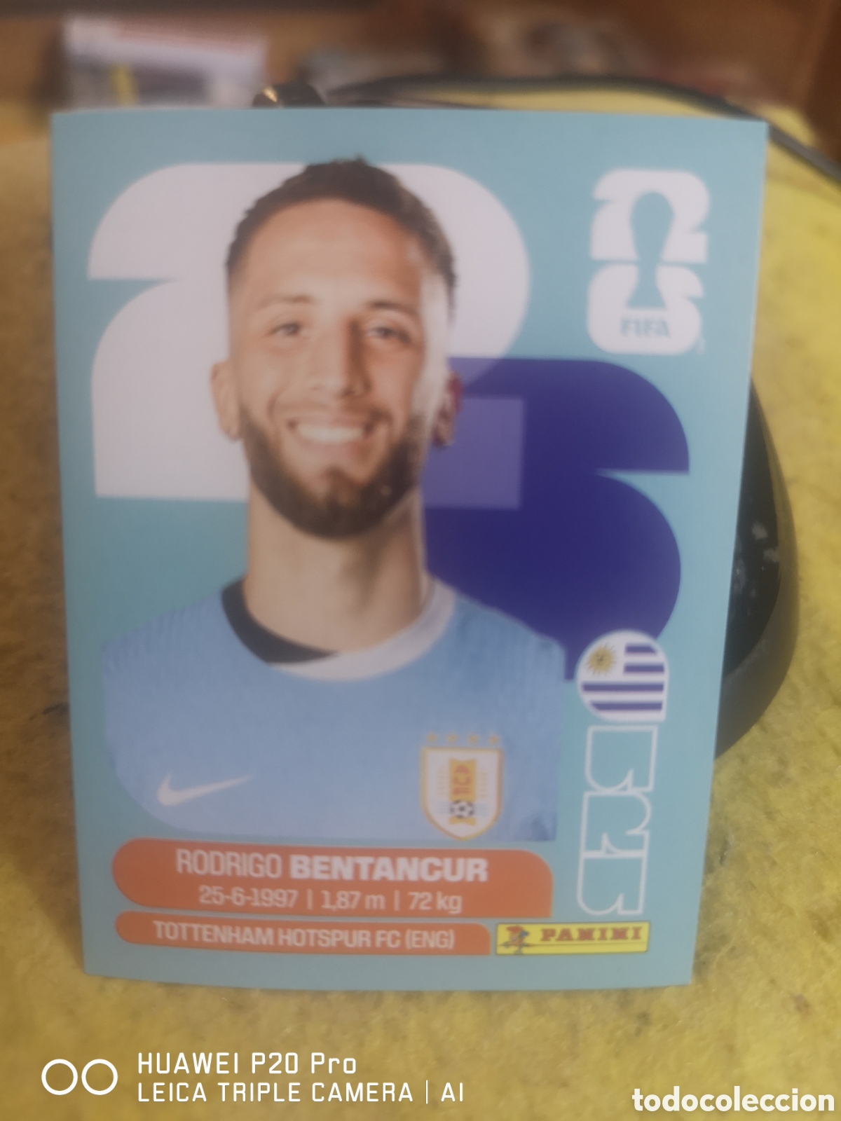 Cromos de F&uacute;tbol: FIFA WORLD CUP MUNDIAL 2026 RODRIGO BENTACUR - URU 12