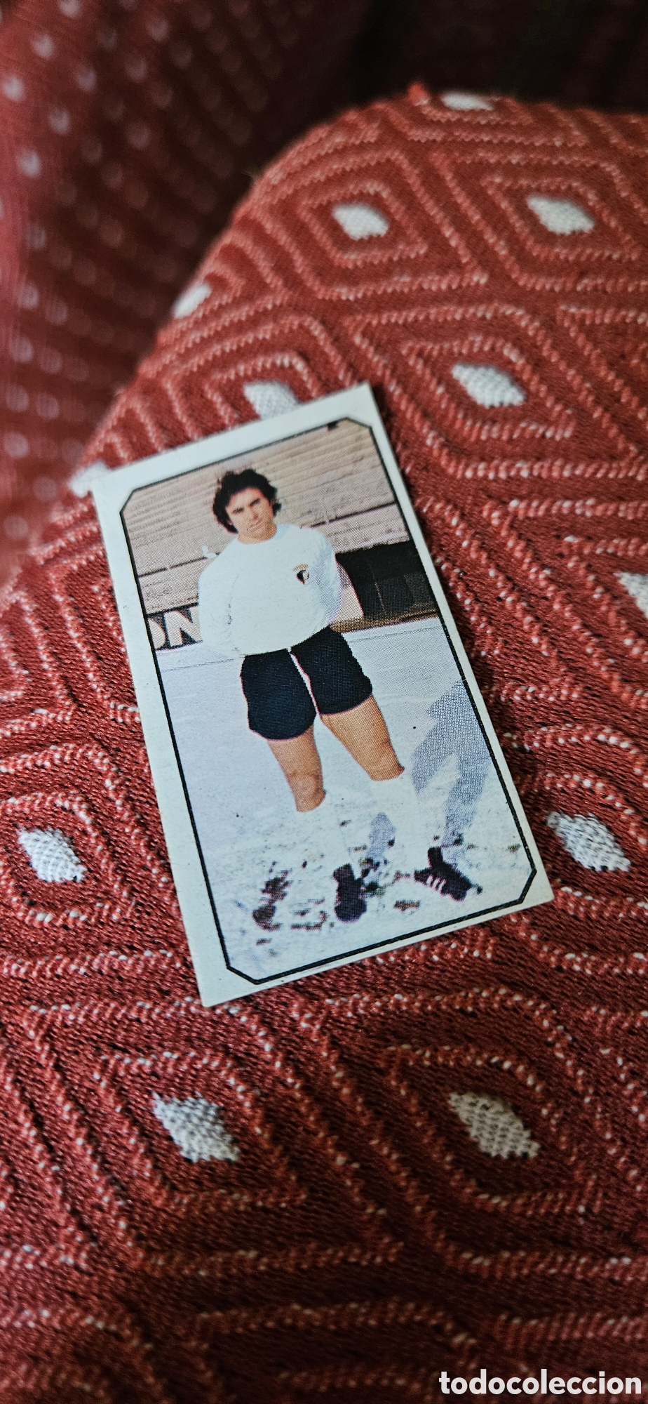 Cromos de F&uacute;tbol: Quini Burgos este 1977 1978 77 78 despegado