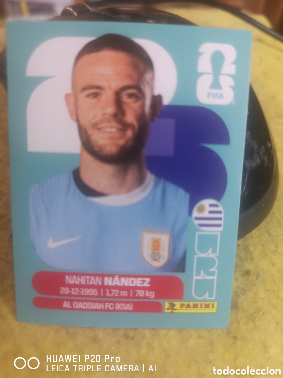 Cromos de F&uacute;tbol: FIFA WORLD CUP MUNDIAL 2026 NAHITAN NANDEZ - URU 9