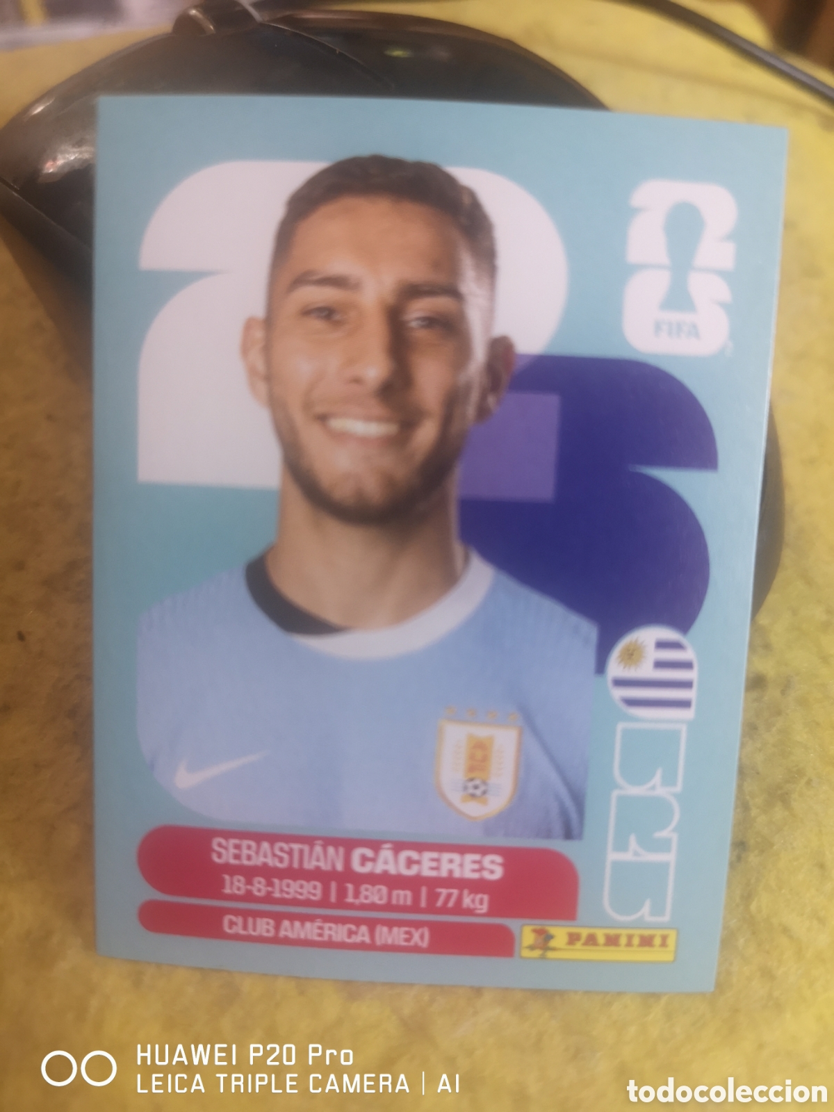 Cromos de F&uacute;tbol: FIFA WORLD CUP MUNDIAL 2026 SEBASTIAN CACERES - URU 6