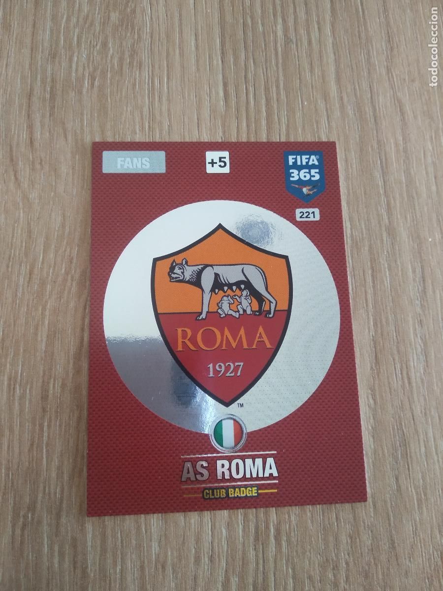 Cromos de F&uacute;tbol: 221 ESCUDO ROMA CROMO FUTBOL PANINI ADRENALYN 16-17 FIFA 365 2016-2017