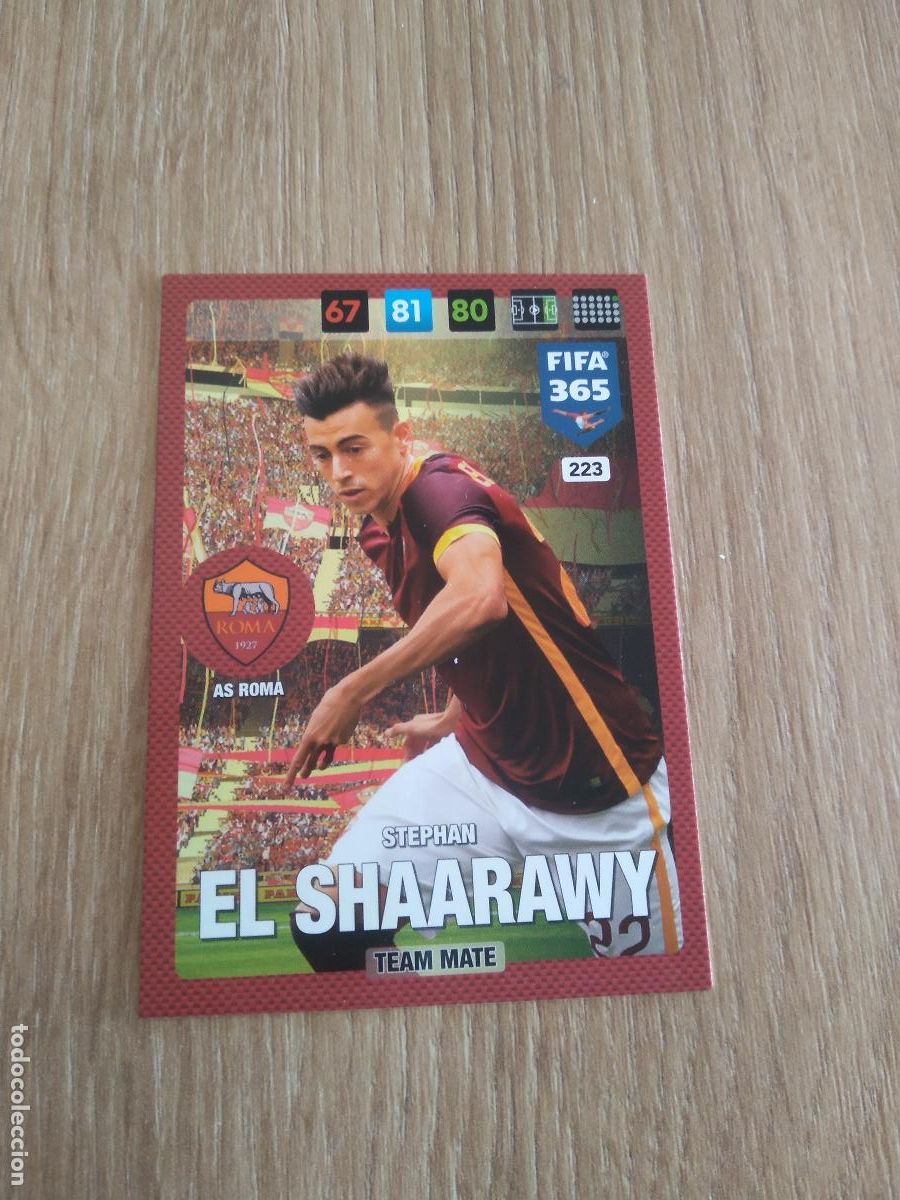 Cromos de F&uacute;tbol: 223 EL SHAARAWY ROMA CROMO FUTBOL PANINI ADRENALYN 16-17 FIFA 365 2016-2017