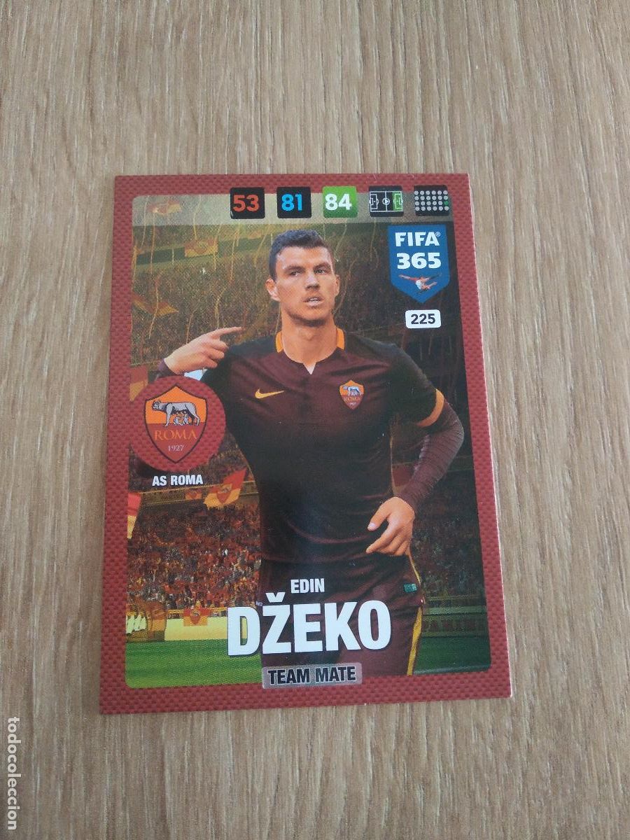 Cromos de F&uacute;tbol: 225 EDIN DZEKO ROMA CROMO FUTBOL PANINI ADRENALYN 16-17 FIFA 365 2016-2017